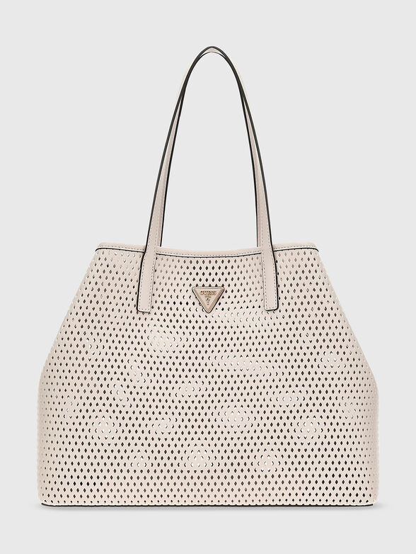 VIKKY tote bag with laser perforation - 1