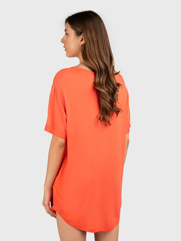 T-shirt dress in black - 2