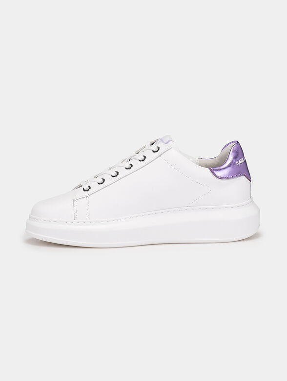 KAPRI Black sneakers with contrasting heel - 4