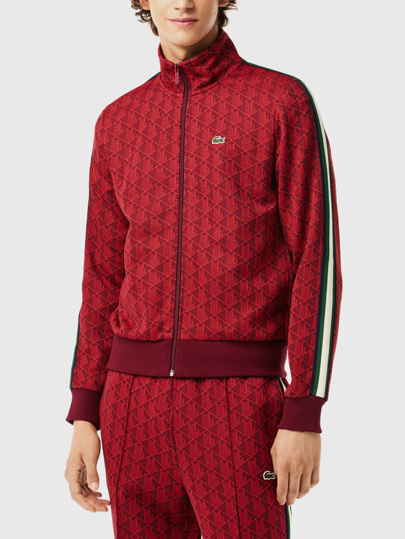 Sweatshirt with monogram print - 1