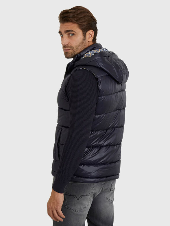Black puffer vest - 3