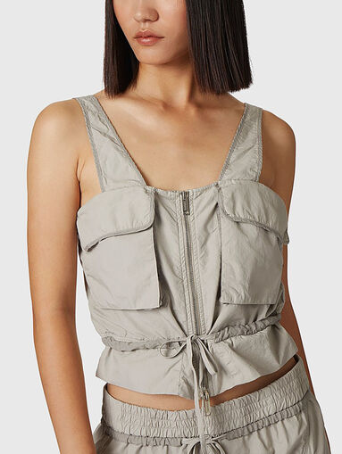 Top with pockets and laces - 4