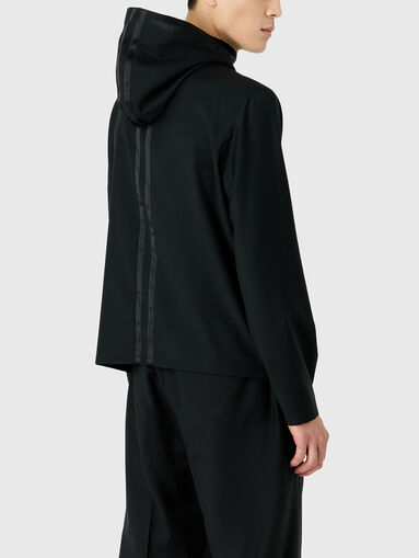 Black jacket with hood - 3