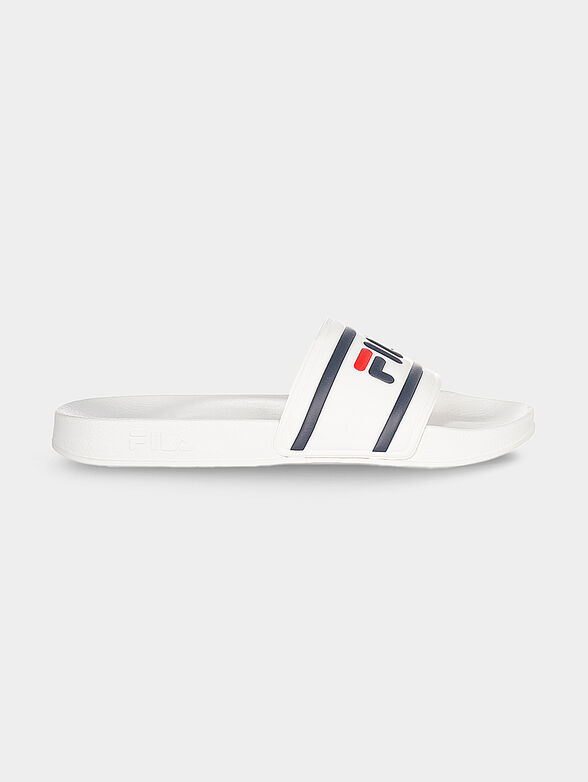 MORRO BAY black slippers with maxi logo - 1
