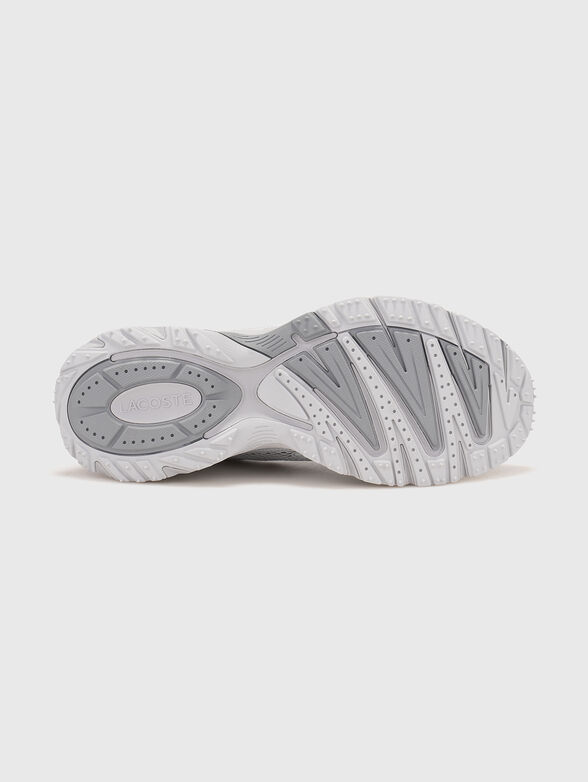 Sports shoes with logo in green - 5