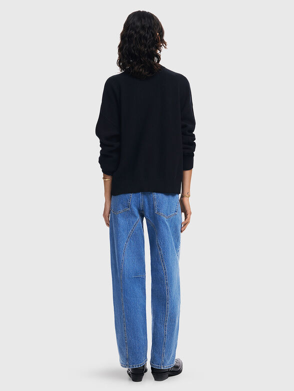 MASSILIA sweater with floral embroidery  - 2