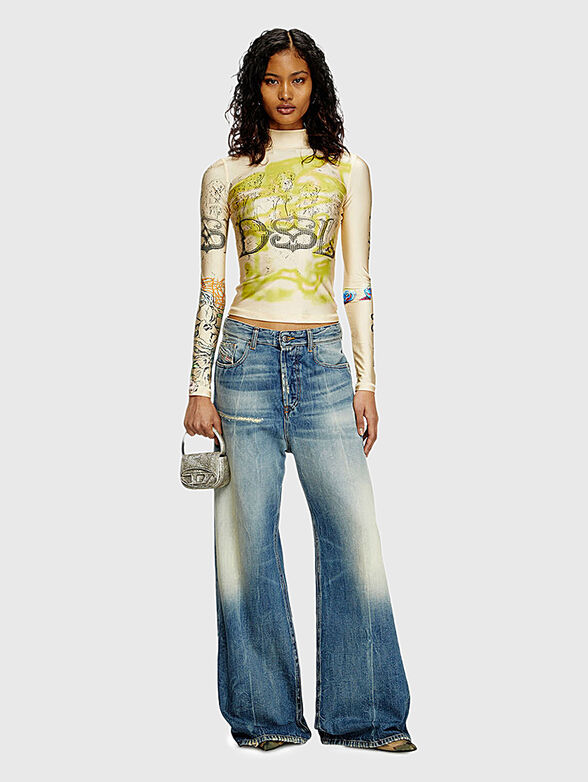 1996 D-SIRE L.30 jeans with washed effect - 3