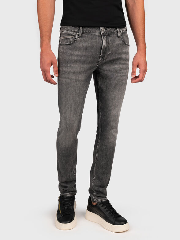 CHRIS grey slim jeans - 1