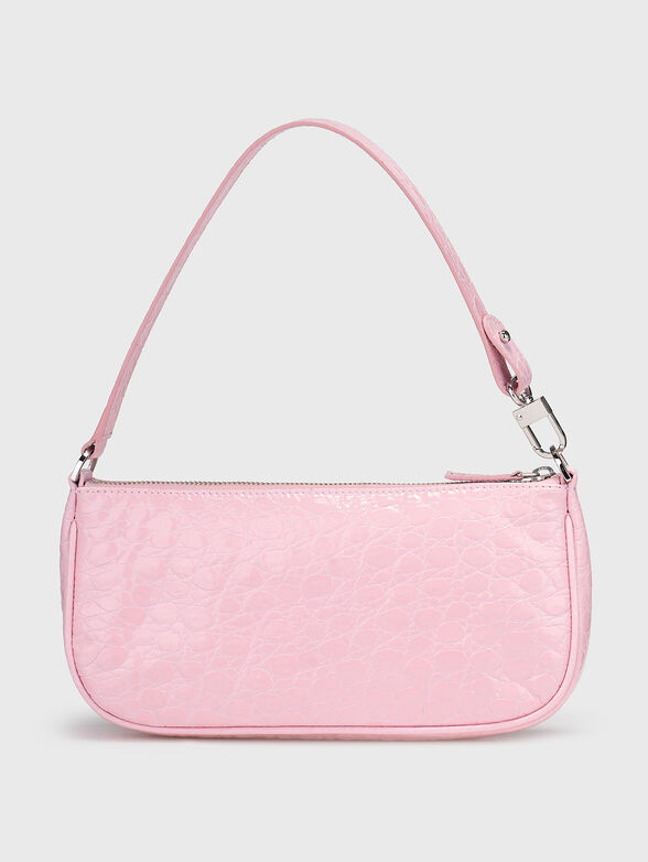 Leather bag with croc effect - 2