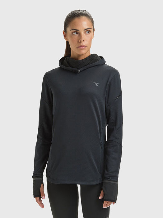 Hooded sport top 