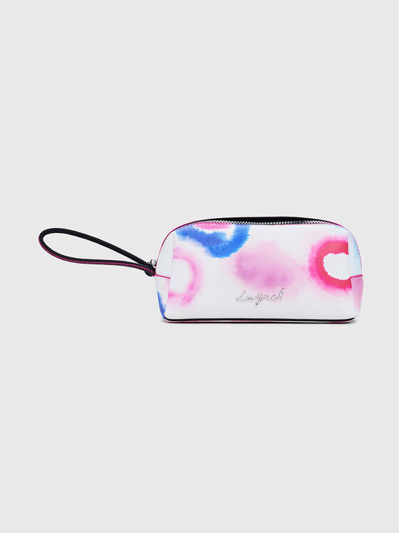 Tie-dye effect toiletry bag - 1
