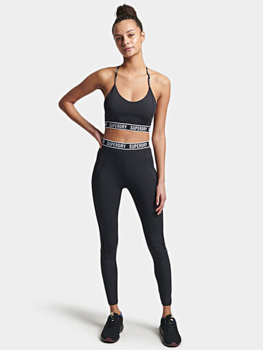 TRAIN leggings with contrasting logo detail - 5