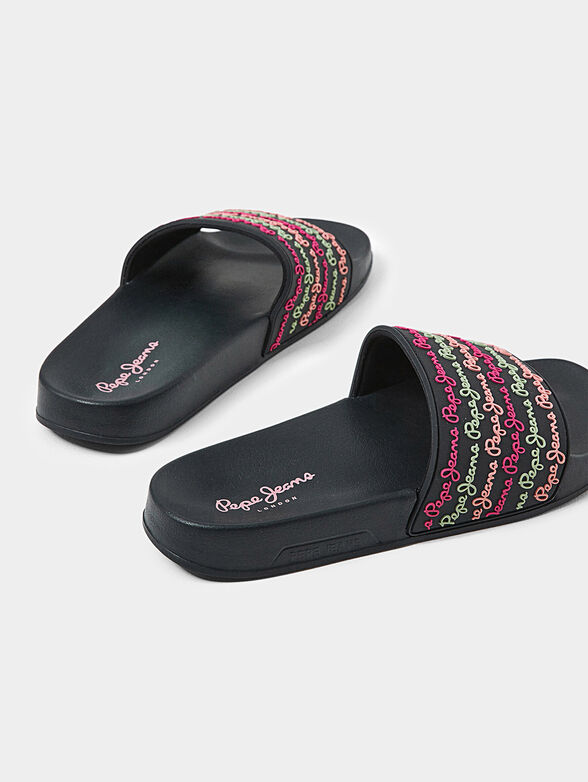 Black sliders with logo - 5