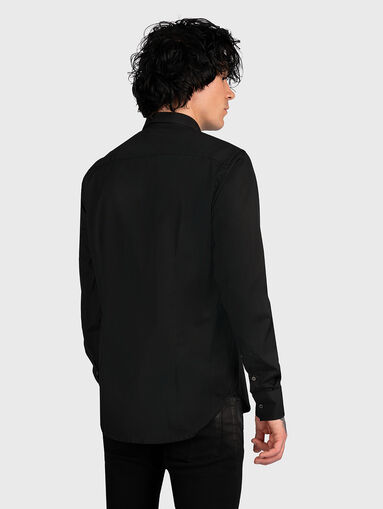 Black shirt with accent zips - 3