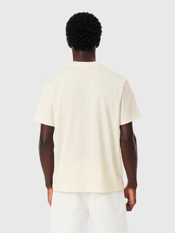Cotton T-shirt with logo embroidery - 2