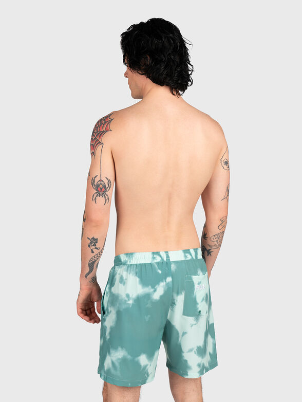 SAVONA AOP beach shorts with tie-dye effect - 2