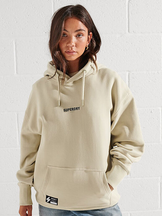 Hooded sweatshirt with logo detail