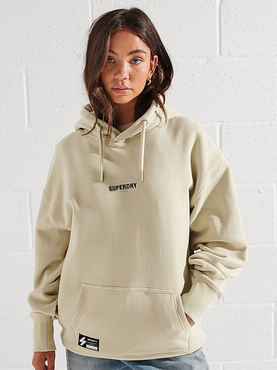 Hooded sweatshirt with logo detail - 1