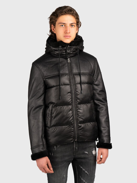Jacket with removable hood