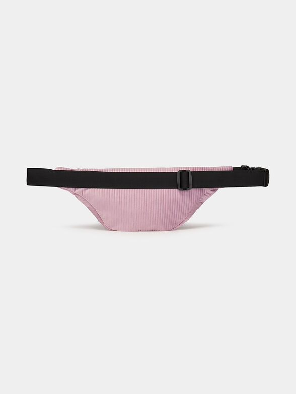 CUIABA grey waist bag in velvet jeans fabric - 2