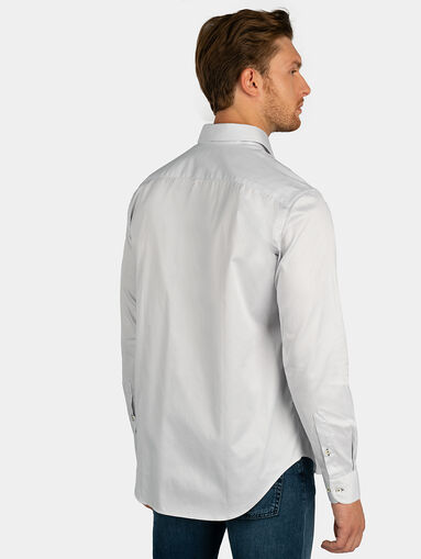 Cotton shirt in grey - 3