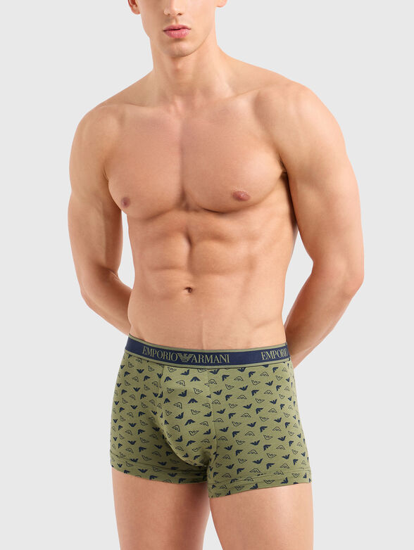 Set of three pairs of boxers with logo - 1