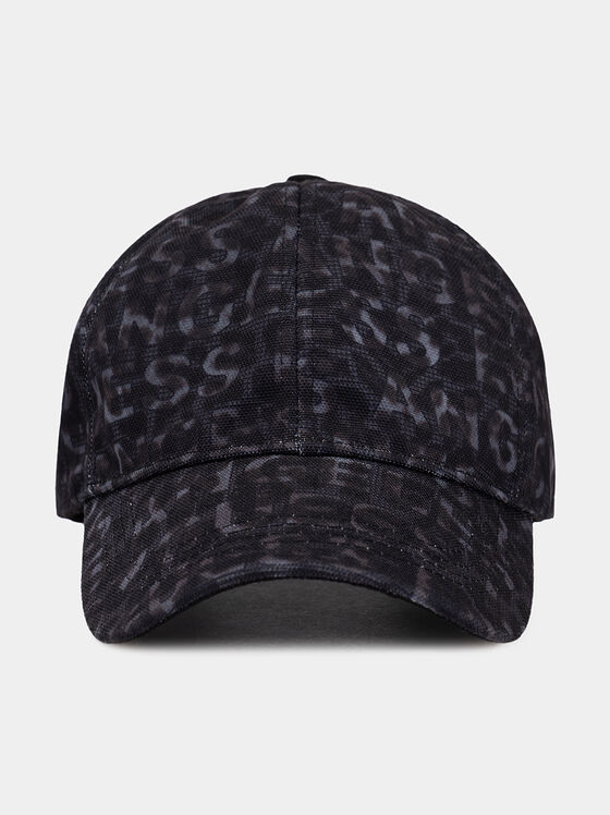 Cap with monogram logo print - 1