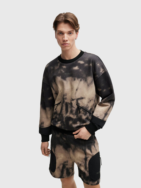 DAUTUMNAS sweatshirt with print and zippers - 0