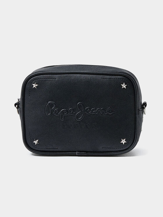 Bag with embossed logo and metal studs - 1
