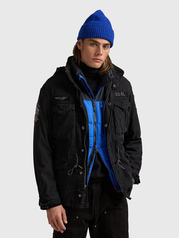 Black transitional jacket - 0
