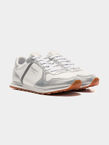 VERONA W MIX Silver sneakers - 3