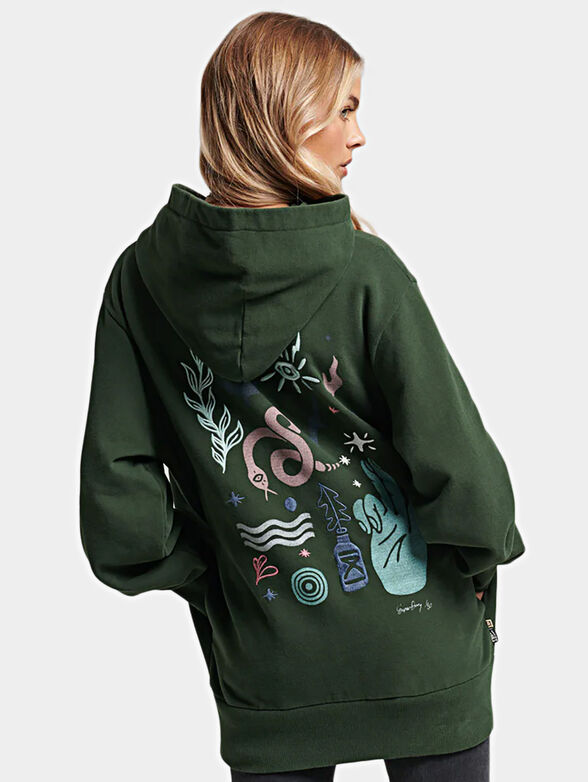 NOMADIC FOLK green sweatshirt - 2