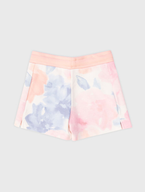 Floral print shorts - 2