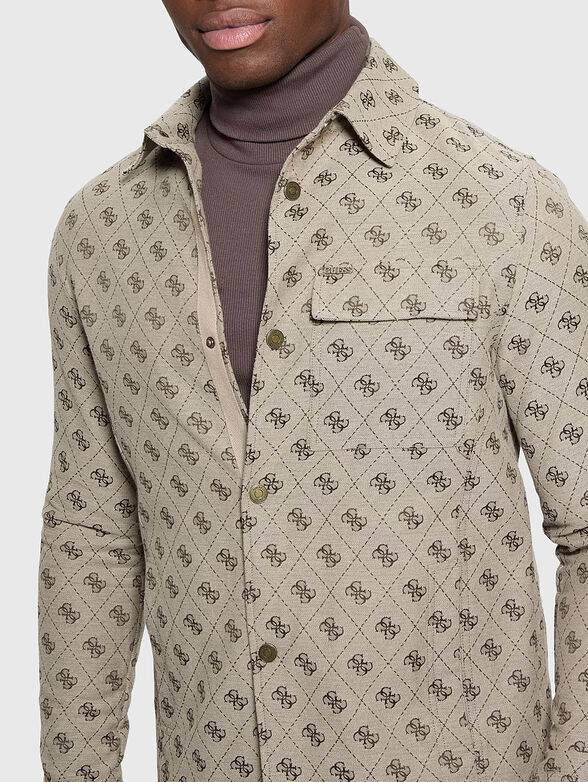 Shaket with monogram print - 3
