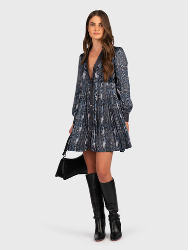 Dress with denim details - 5
