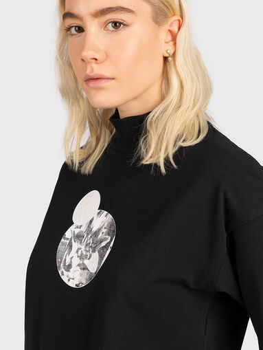 TRASMIRAS Т-shirt with contrast print - 5