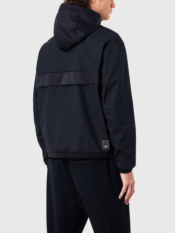 Double faced jacket with logo detail - 3