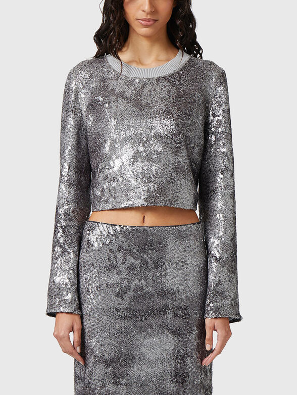 Blouse with sequins - 0