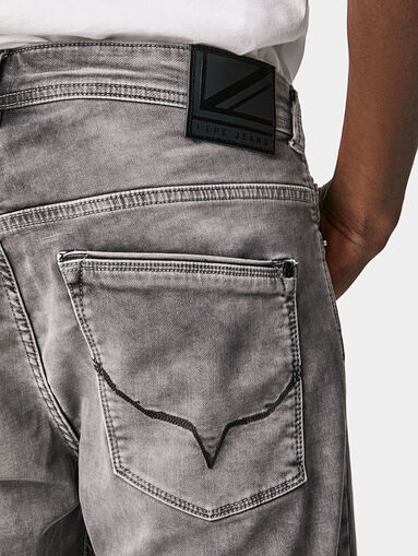 JACK denim shorts in grеy - 4