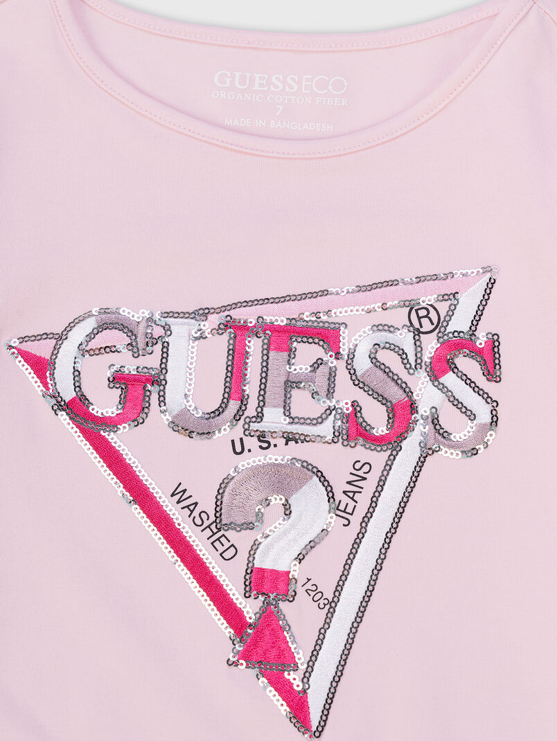 Long sleeve blouse with sequins - 3