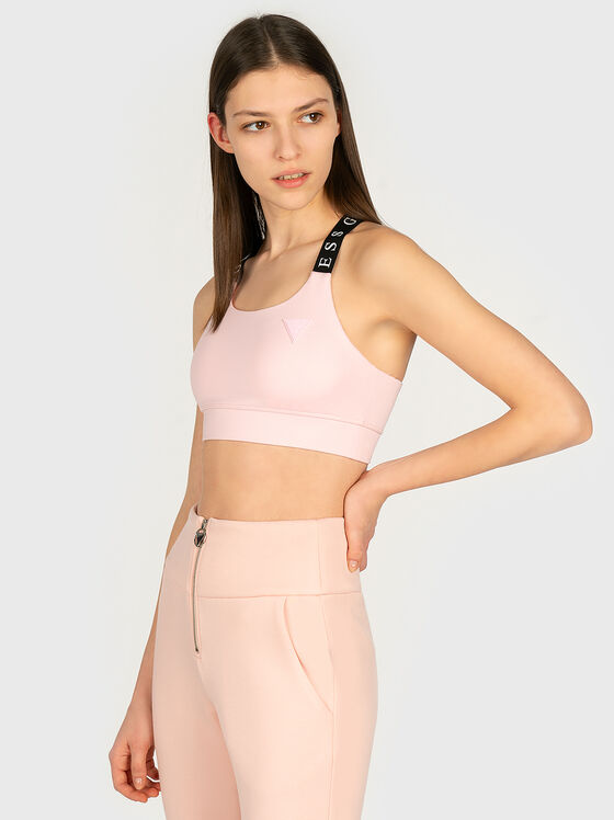 Sports bra in pink color - 1