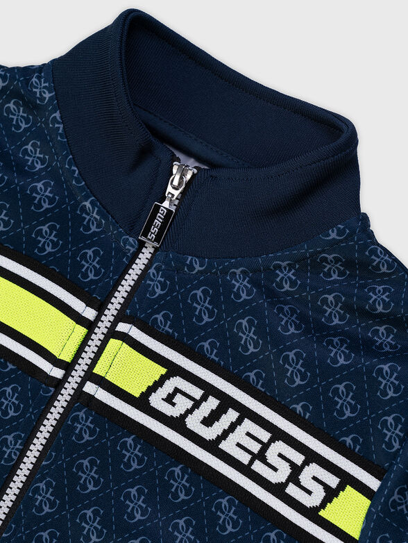 Monogram logo effect sweatshirt  - 2