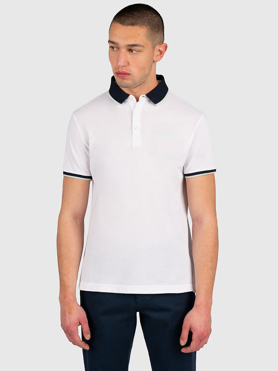 Λευκό polo shirt - 1