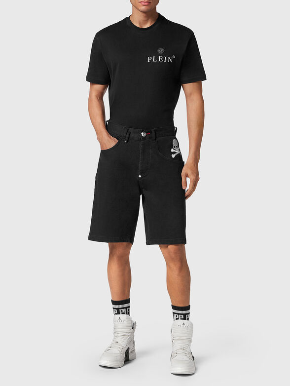 Black denim trousers SKULL&BONES - 4