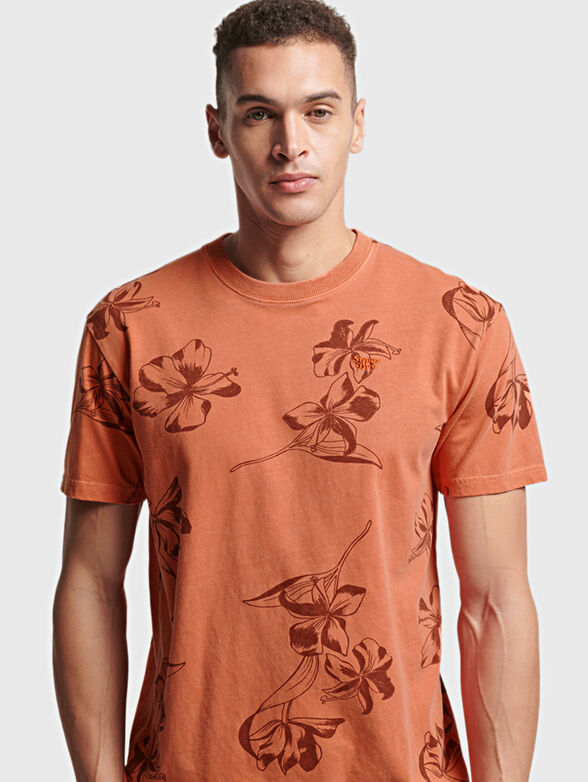 VINTAGE OD T-shirt with contrast print - 1