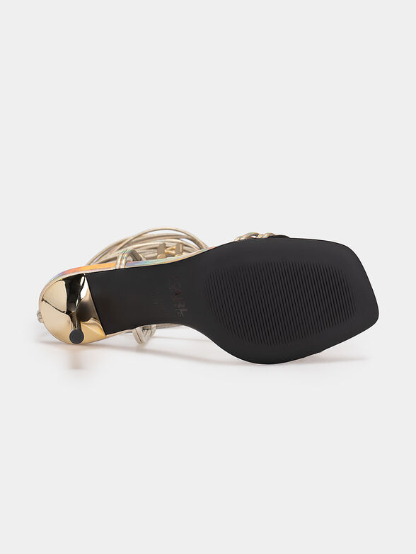 GALA gold heeled sandals - 6