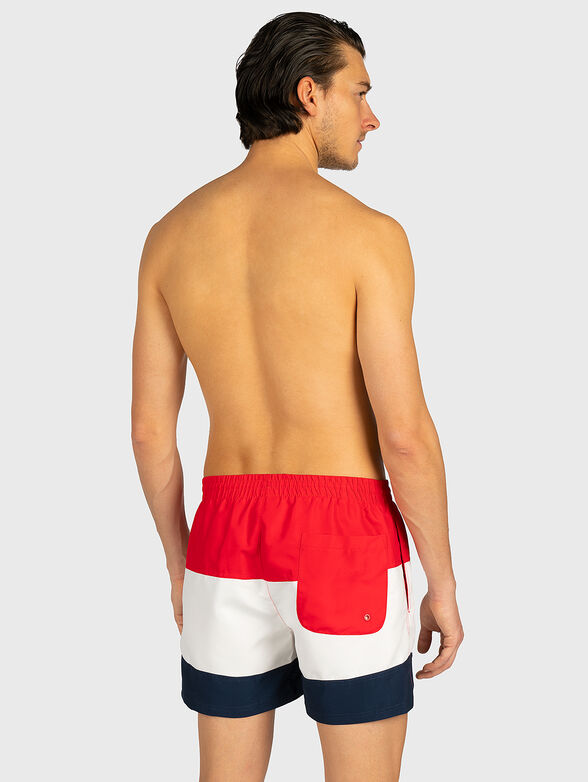 Beach pants with color-block effect - 2